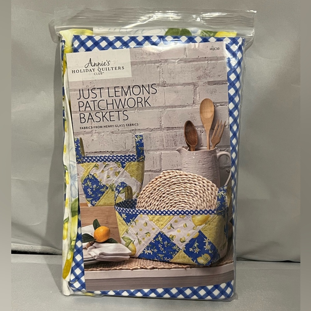 Just Lemons Patchwork Baskets Quilting Kit